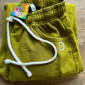 XS Olive Green Big Bud Press Joggers